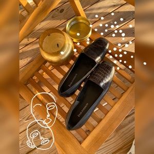 🖤 Black VTG 7.5 M Enzo Angiolini Leather Loafers (EUC)